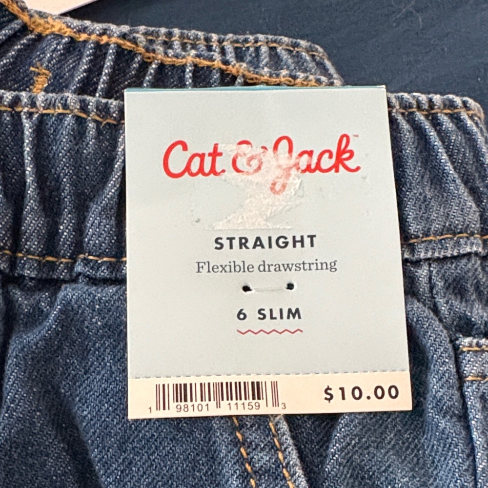 Cat & Jack Classic Denim Boy’s Jeans - Picture 2 of 4